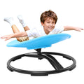 Zhenx Spinning Chair for Autistic Kids (3-18 Years), Sensory Swivel Chair for Teens with ADHD/Autism – 21×19 Inch 220LBS Weight Capacity Seat – Sit and Spin Calming Toy for Body Balance (Blue)