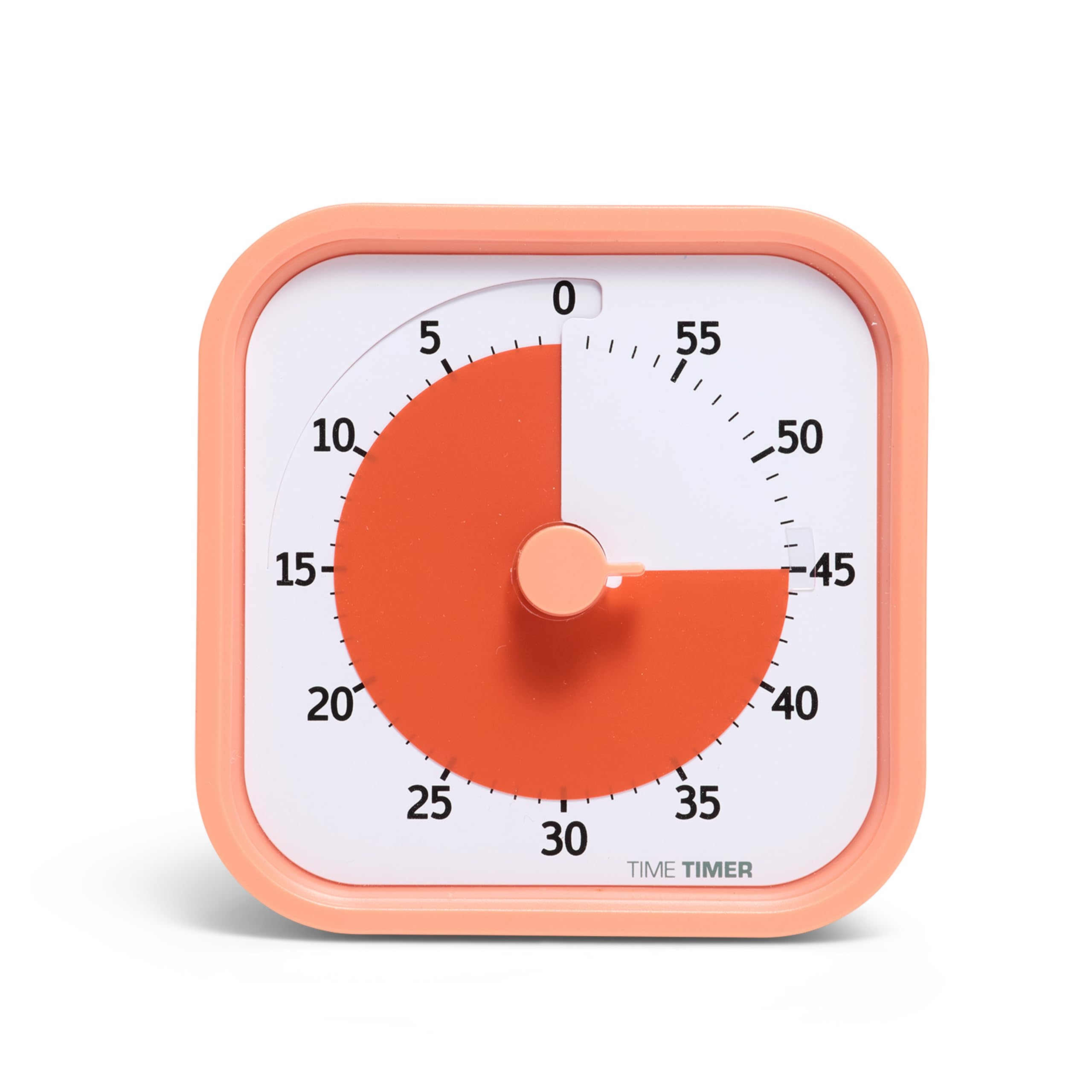 TIME TIMER Home MOD - 60 Minute Kids Visual Timer Home Edition - For Homeschool Supplies Study Tool, Timer for Kids Desk, Office Desk and Meetings with Silent Operation (Dreamsicle Orange)
