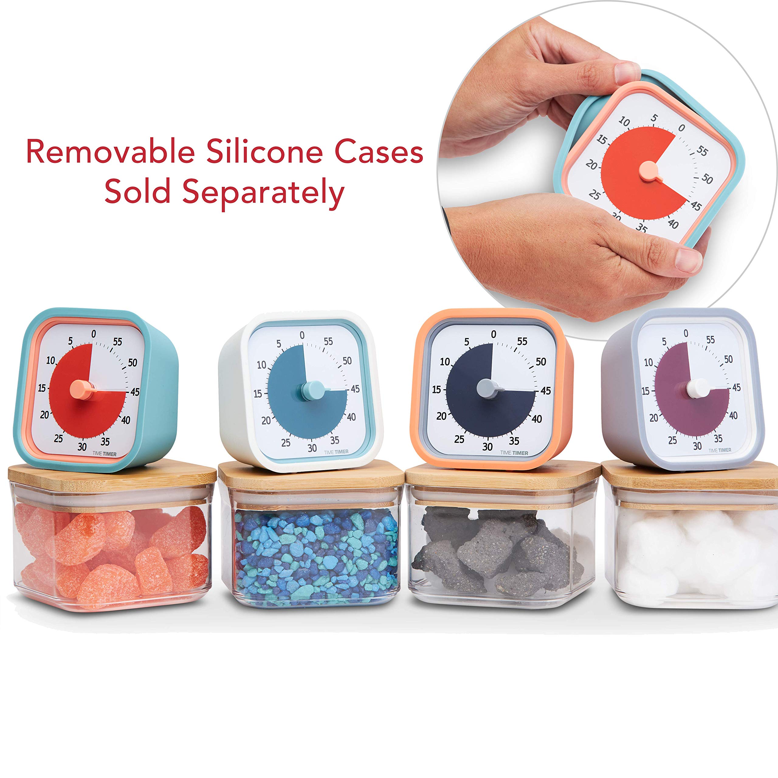 TIME TIMER Home MOD - 60 Minute Kids Visual Timer Home Edition - For Homeschool Supplies Study Tool, Timer for Kids Desk, Office Desk and Meetings with Silent Operation (Dreamsicle Orange)